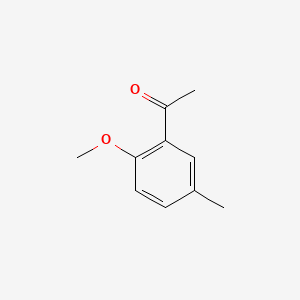 Chemical structure of 1-(2-Methoxy-5-methylphenyl)ethanone