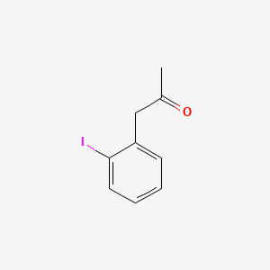 Chemical structure of 1-(2-Iodophenyl)propan-2-one