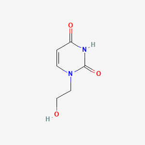 Chemical structure of 1-(2-Hydroxyethyl)pyrimidine-2,4(1H,3H)-dione