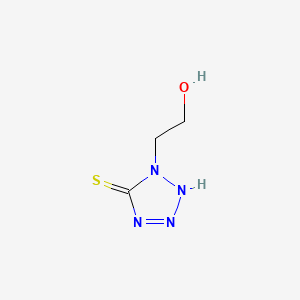 Chemical structure of 2-(5-Mercaptotetrazole-1-yl)ethanol