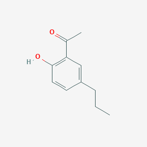 Chemical structure of 1-(2-Hydroxy-5-propylphenyl)ethanone