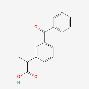 Chemical structure of 1-(2-Hydroxy-5-methylphenyl)-3-phenylpropane-1,3-dione