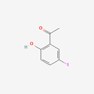 Chemical structure of 1-(2-Hydroxy-5-iodophenyl)ethanone
