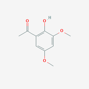 Chemical structure of 1-(2-hydroxy-3,5-dimethoxyphenyl)ethan-1-one