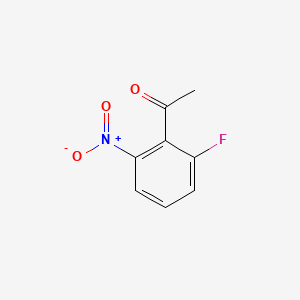 Chemical structure of 1-(2-Fluoro-6-nitrophenyl)ethanone