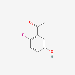 Chemical structure of 1-(2-Fluoro-5-hydroxyphenyl)ethanone
