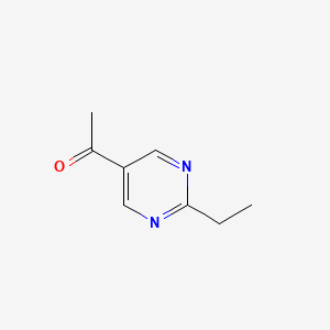 Chemical structure of 1-(2-Ethylpyrimidin-5-yl)ethanone