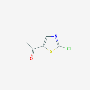 Chemical structure of 1-(2-Chlorothiazol-5-yl)ethanone
