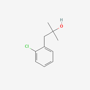 Chemical structure of 1-(2-Chlorophenyl)-2-methylpropan-2-ol