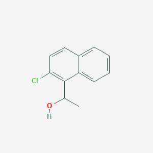 Chemical structure of 1-(2-chloronaphthalen-1-yl)ethanol