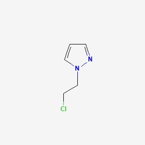 Chemical structure of 1-(2-Chloroethyl)-1H-Pyrazole