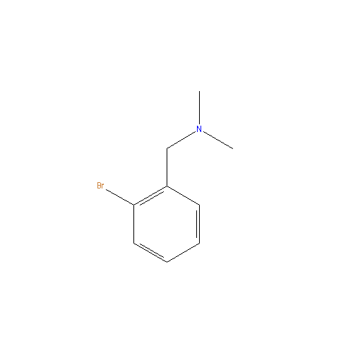 Chemical structure of 2-bromo-N,N-dimethylbenzylamine