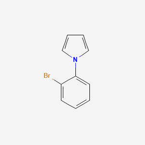 Chemical structure of 1-(2-bromophenyl)-1H-pyrrole