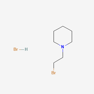 Chemical structure of 1-(2-Bromoethyl)piperidine hydrobromide
