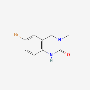 Chemical structure of 1-(2-Bromoethyl)-1,3-dihydro-2H-Benzimidazol-2-one