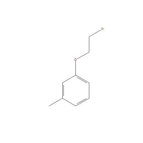 Chemical structure of 1-(2-Bromoethoxy)-3-methylbenzene
