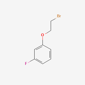 Chemical structure of 1-(2-Bromoethoxy)-3-fluorobenzene