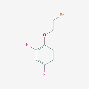 Chemical structure of 1-(2-Bromoethoxy)-2,4-difluorobenzene