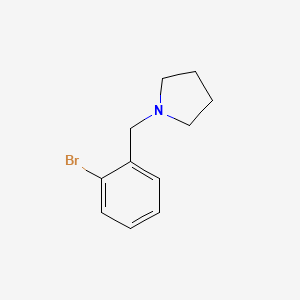 Chemical structure of 1-(2-Bromobenzyl)pyrrolidine