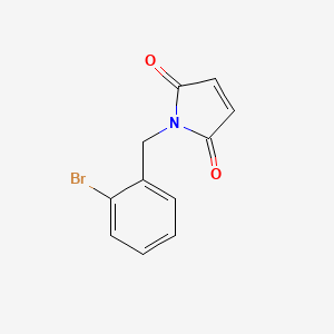 Chemical structure of 1-(2-Bromobenzyl)-1H-pyrrole-2,5-dione