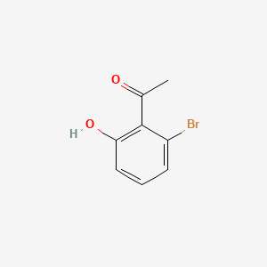 Chemical structure of 1-(2-Bromo-6-hydroxyphenyl)ethanone