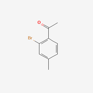 Chemical structure of 1-(2-Bromo-4-methylphenyl)ethanone