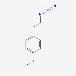 Chemical structure of 1-(2-azidoethyl)-4-methoxy-benzene