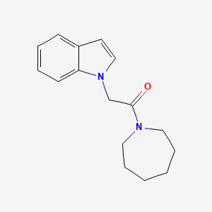 Chemical structure of 1-(2-azepan-1-yl-2-oxoethyl)-1h-indole