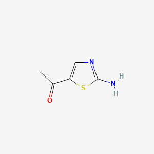 Chemical structure of 1-(2-Aminothiazol-5-yl)ethanone