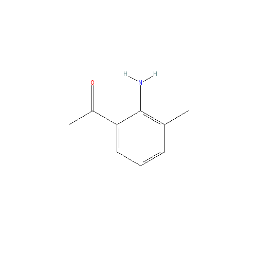 Chemical structure of 1-(2-Amino-3-methylphenyl)ethanone