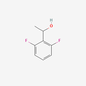 Chemical structure of 1-(2,6-Difluorophenyl)ethanol