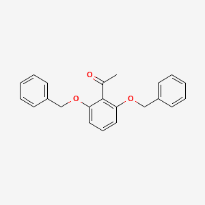 Chemical structure of 1-(2,6-Bis(Benzyloxy)Phenyl)Ethanone
