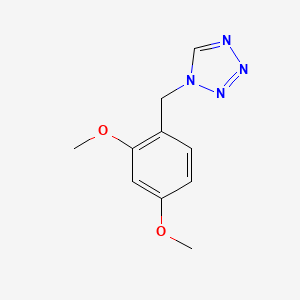 Chemical structure of 1-(2,4-diMethoxybenzyl)tetrazole
