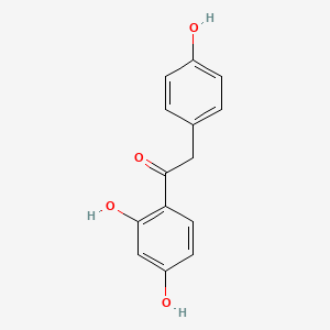 Chemical structure of 2,4,4'-Trihydroxydeoxybenzoin