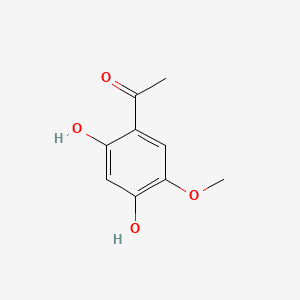Chemical structure of 1-(2,4-dihydroxy-5-methoxyphenyl)ethanone