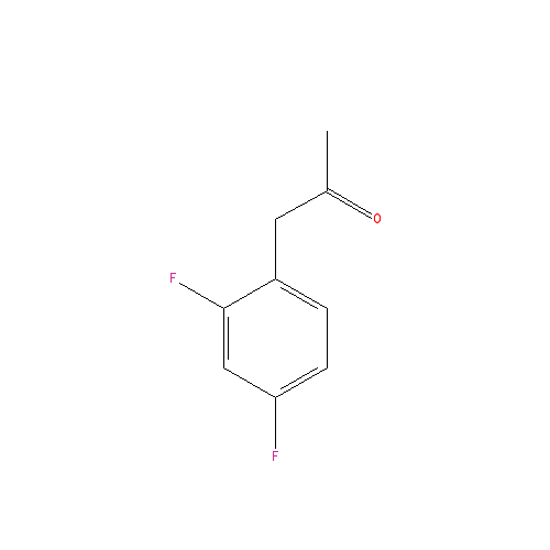Chemical structure of 2,4-Difluorophenylacetone