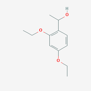Chemical structure of 1-(2,4-Diethoxyphenyl)ethanol
