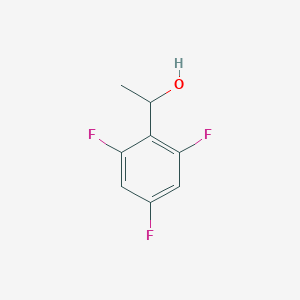 Chemical structure of 1-(2,4,6-Trifluorophenyl)ethanol