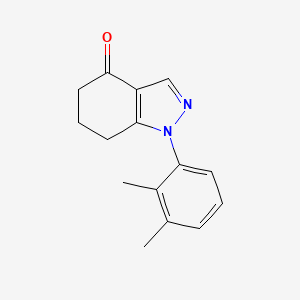 Chemical structure of 1-(2,3-Dimethylphenyl)-6,7-dihydro-1H-indazol-4(5H)-one