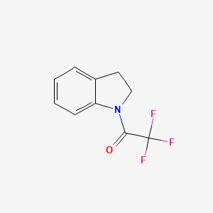 Chemical structure of 2,2,2-Trifluoro-1-indolinylethan-1-one