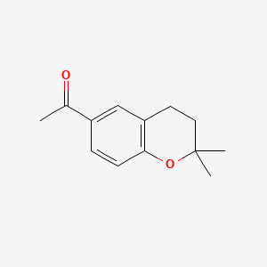 Chemical structure of 1-(2,2-Dimethylchroman-6-yl)ethanone