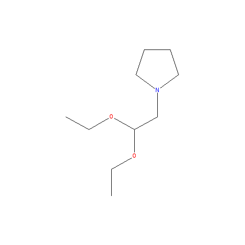 Chemical structure of 1-(2,2-Diethoxyethyl)pyrrolidine