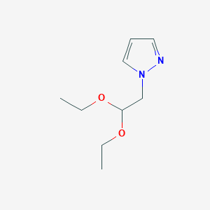 Chemical structure of 1-(2,2-Diethoxyethyl)-1h-pyrazole