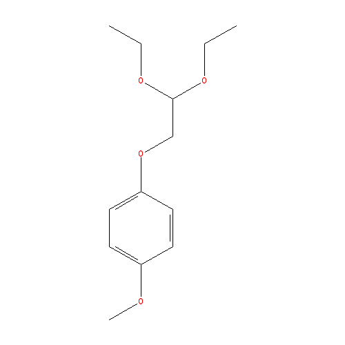 Chemical structure of 1-(2,2-Diethoxyethoxy)-4-methoxybenzene