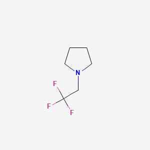 Chemical structure of 1-(2,2,2-Trifluoroethyl)pyrrolidine