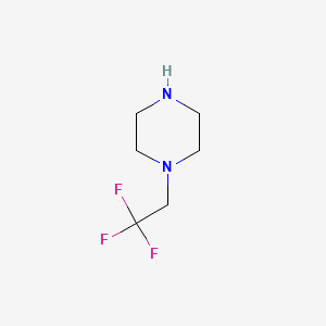 Chemical structure of 1-(2,2,2-Trifluoroethyl)piperazine