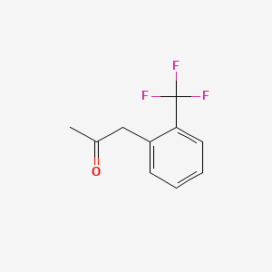 Chemical structure of 1-(2-(Trifluoromethyl)phenyl)propan-2-one