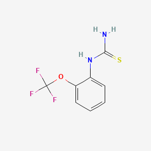 Chemical structure of [2-(Trifluoromethoxy)phenyl]thiourea