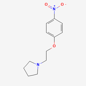 Chemical structure of 1-(2-(4-Nitrophenoxy)ethyl)pyrrolidine
