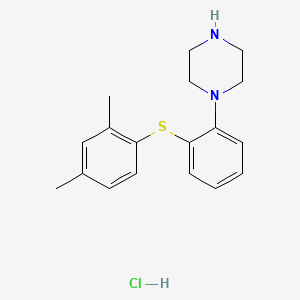 Chemical structure of Vortioxetine hydrochloride